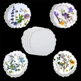 10 Pcs Agate Slice Coaster Epoxy Resin Mold Silicone Mould DIY Crafts
