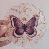 10 Pcs Agate Slice Coaster Resin Mold DIY Crafts Silicone Mould