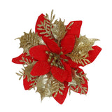 10 Pcs Christmas Flower Heads Artificial DIY Wreath Accessories