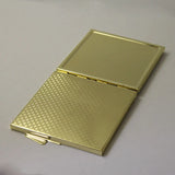 10 Pcs Square Compact Mirror Gold Metal DIY Logo Laser Print
