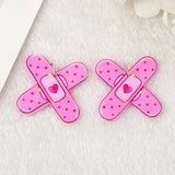 10 Pcs Halloween Charms Cat Bandage Acrylic Jewlery Findings