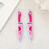 10 Pcs Halloween Ghost Charms Acrylic Jewelry Findings DIY Making