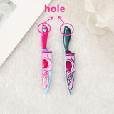 10 Pcs Halloween Ghost Charms Acrylic Jewelry Findings DIY Making