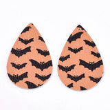10 Pcs Halloween Teardrop Pendants Double Sided Charms for Jewelry Making