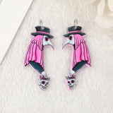 10 Pcs Halloween Witch Charms Acrylic Jewlery Findings