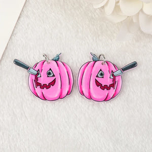10 Pcs Halloween Witch Charms Acrylic Jewlery Findings