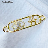 10 Pcs Hollow Pattern Pendant Conector Necklace Charms 60314