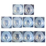 10 Pcs Human Face 3D Doll Epoxy Resin Mold DIY Crafts Ornaments