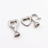 10 Pcs Copper Plated Clasps for DIY Pearl Bracelets Necklaces Craft