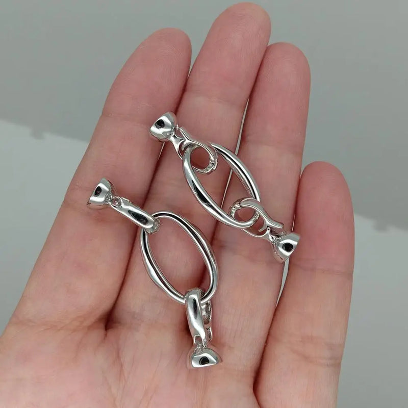 10 Pcs Copper Plated Jewelry Making Findings DIY Necklace Accessories
