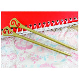 10 Pcs Antique Bronze Plated Bookmark Hairpin 19*128MM for DIY Jewelry
