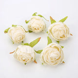 10 Pcs Silk Rose Flower Head DIY Garland Vase Wedding Decor