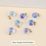 10 Pcs Colorful Czech Lampwork Pendant Glass Beads Charms for Jewelry Making
