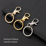 10 Pcs Metal Swivel Trigger Dog Buckle Keychain Hooks DIY Jewelry Key Ring