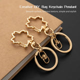 10 Pcs Sakura Keychain Pendant Backpack Keyring Car Key Chains Birthday Gift