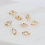 10 Pcs Star & Moon Charms for DIY Jewelry Making