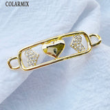 10 Pcs Pendant Connector Accessories Necklace Charms Jewelry 60313