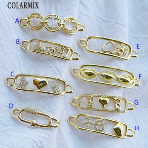 10 Pcs Pendant Connector Accessories Necklace Charms Jewelry 60313