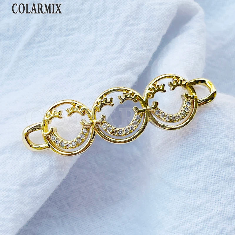 10 Pcs Pendant Connector Accessories Necklace Charms Jewelry 60313
