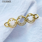 10 Pcs Pendant Connector Accessories Necklace Charms Jewelry 60313
