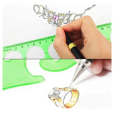 10 Pcs Measuring Plastic Templates Circle Template Geometric Drawing Templates
