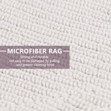 10 Pcs Microfiber Mopping Cloth for Roborock Vacuum