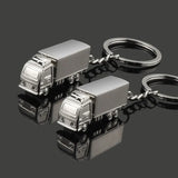10 Mini Metal Truck Keychains Lorry Key Ring Car Keyfob Gift
