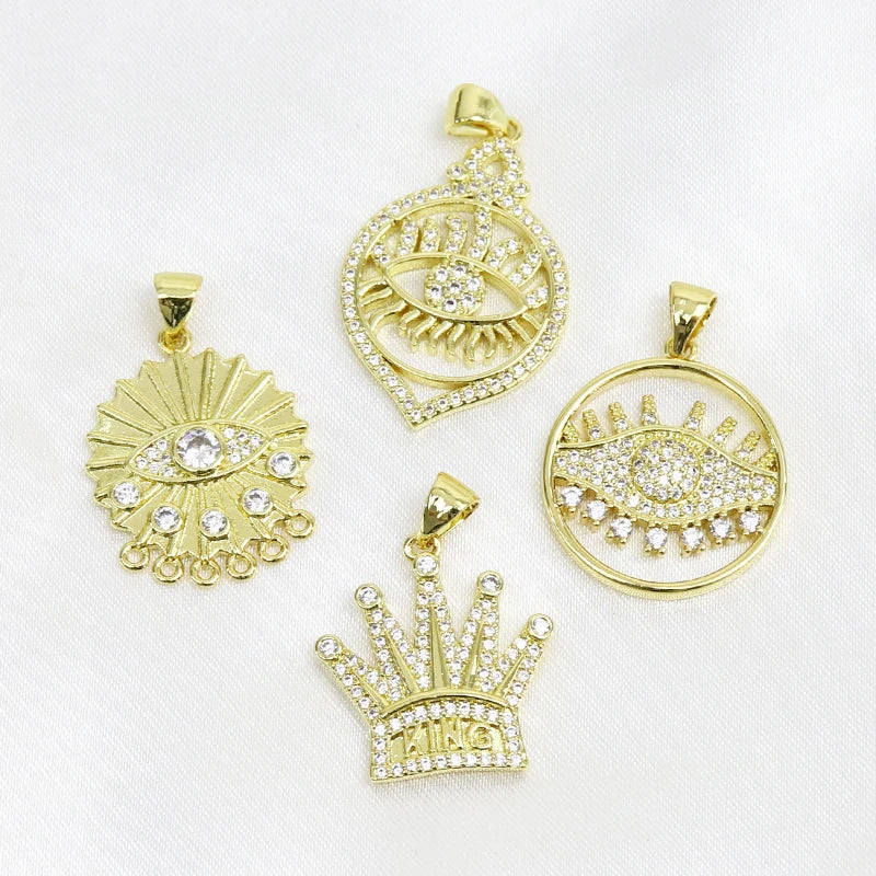10 Pcs Mix Shape Charms Jewelry Pendant 7506