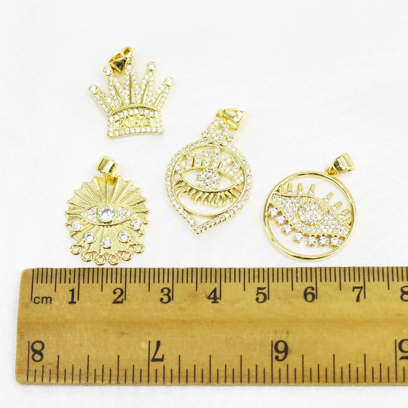 10 Pcs Mix Shape Charms Jewelry Pendant 7506