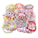 Bohemian Natural Stone Stretch Beaded Bracelet Women Charm Bracelet
