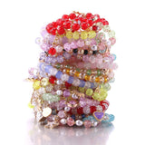 Bohemian Natural Stone Stretch Beaded Bracelet Women Charm Bracelet