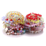 Bohemian Natural Stone Stretch Beaded Bracelet Women Charm Bracelet