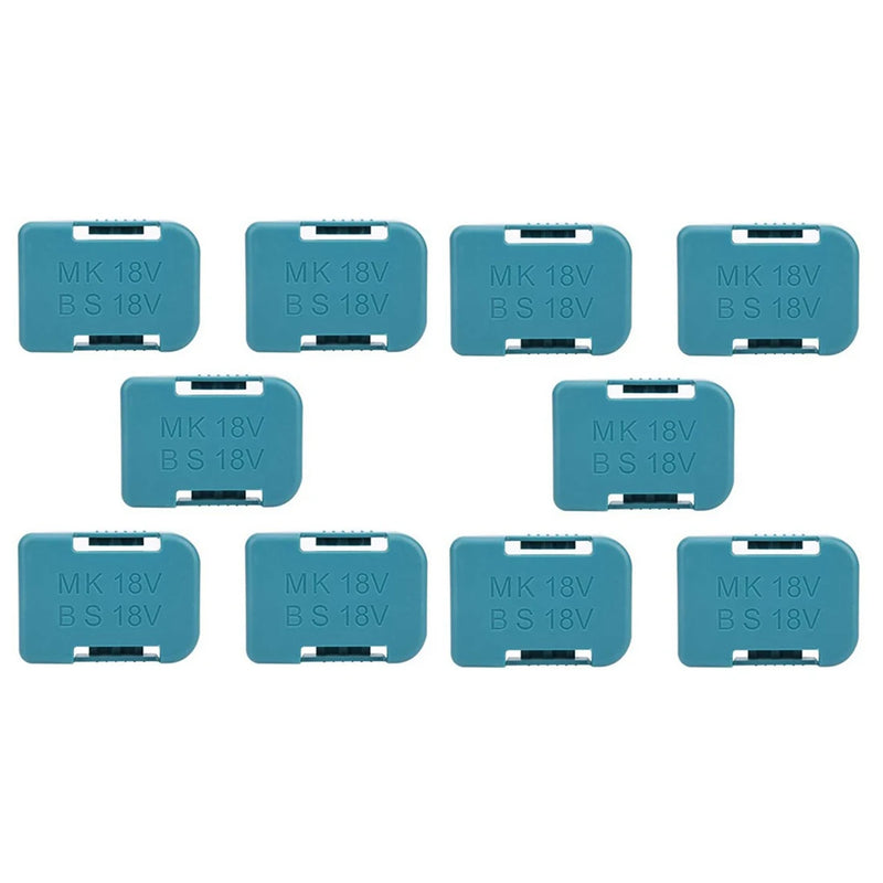 10 Pcs 18V Fixing Devices Storage Rack Holder Case (Blue)