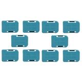 10 Pcs 18V Fixing Devices Storage Rack Holder Case (Blue)