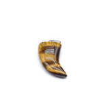 10 Pcs Ox Horn Shape Healing Crystal Stone Pendants Agate Charms