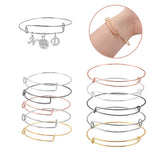 10 Pcs Multicolor Expandable Bracelets for DIY Jewelry Making