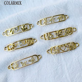 10 Pcs Rectangle Pendant Charms Cute Necklace Accessories