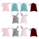 10 Pcs Retractable Drawstring Pouches Convenient Multipurpose Storage Bags