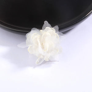 10 Pcs Mix Fabric Flowers DIY Wedding Invitation Decoration