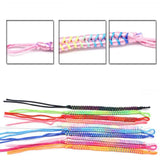 10 Pcs Rainbow Mix Braid Friendship Bracelets for Man Women Jewelry Gift