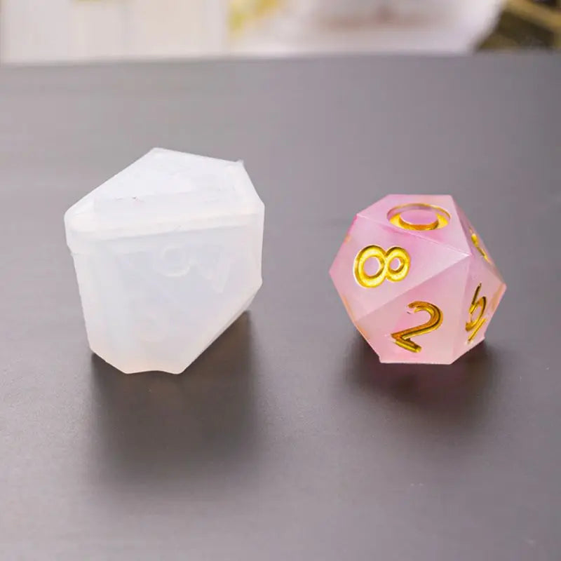 10 Pcs/Set UV Resin Dice Molds for DIY Crafts