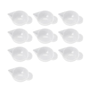 10 Pcs Silicone Mold Cup Dispenser Epoxy Resin Craft