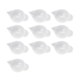 10 Pcs Silicone Mold Cup Dispenser Epoxy Resin Craft