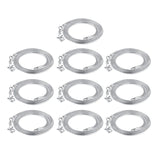 10 Pcs Snake Bone Chain Sliver Necklace Minimalist Jewelry Men Women