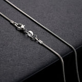 10 Pcs Snake Bone Chain Sliver Necklace Minimalist Jewelry Men Women
