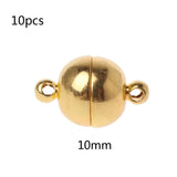 10 Pcs Stainless Steel Magnetic Clasp Converter for Jewelry Making