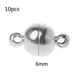 10 Pcs Stainless Steel Magnetic Clasp Converter for Jewelry Making