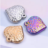 10 Pcs Stainless Steel Strawberry Pendants Charms for DIY Jewelry Making