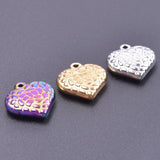 10 Pcs Stainless Steel Strawberry Pendants Charms for DIY Jewelry Making