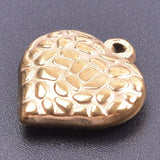 10 Pcs Stainless Steel Strawberry Pendants Charms for DIY Jewelry Making